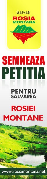 Sustine Rosia Montana in UNESCO World Heritage