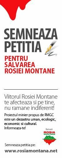 Sustine Rosia Montana in UNESCO World Heritage